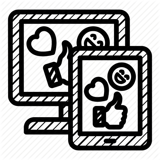 Buttons, Design, Facebook, Like, Mobile, Reactions, Responsive Icon