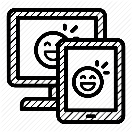 Design, Facebook, Laugh, Layout, Mobile, Reaction, Responsive Icon