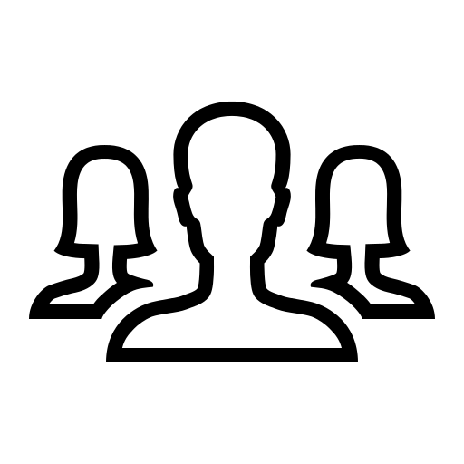 People Outline Icon Iconshow