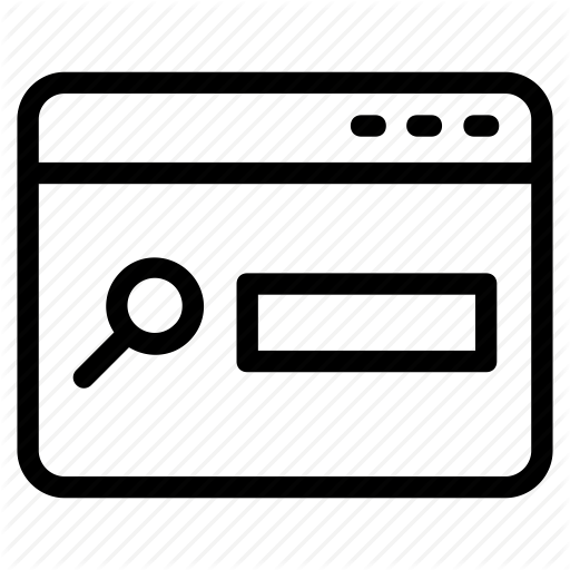 Browser, Search Bar, Search Engine, Search Results, Web Search Icon
