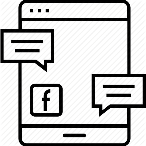 Application, Facebook, Messaging, Mobile, Social Media Icon