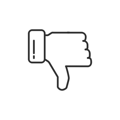 Dislike, Facebook, Fb, Thumbs Down Icon