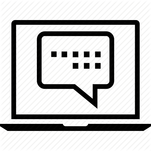 Facebook, Sms, Text Icon