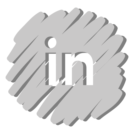 Linkedin Distorted Icon