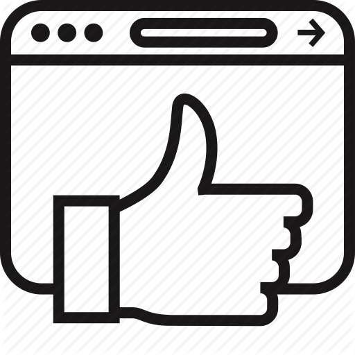 Browser, Facebook, Good, Like, Thumbs, Up, Web Icon