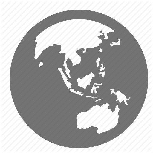 Asia, Australia, Earth, Globe, Map, Planet, World Icon