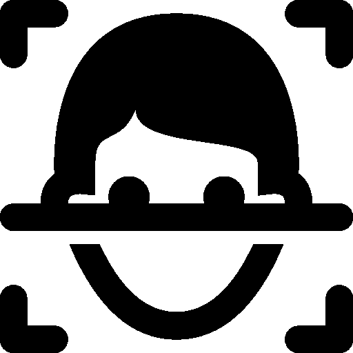 Security Face Recognition Scan Icon Windows Iconset