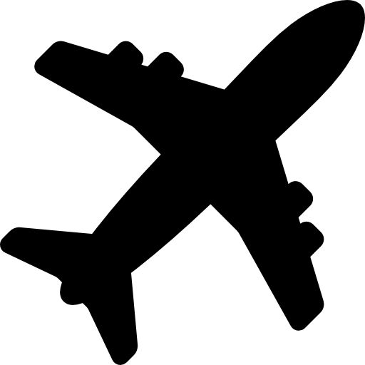 Airplane Shape Free Vector Icons Designed