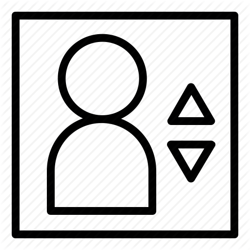 Down, Elevator, Facilities, Hotel, Pointer, Up Icon