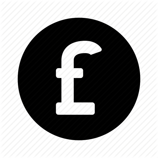 Circle, Money, Pound Icon