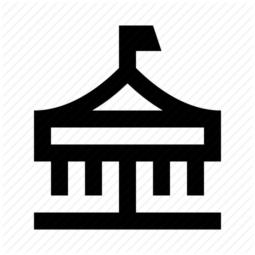 Attraction, Carousel, Fair Site, Holiday Icon