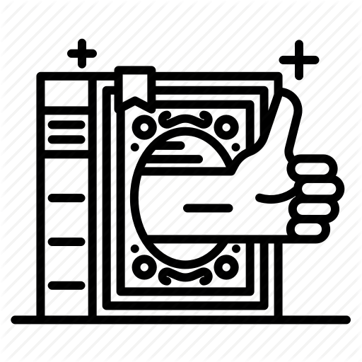 Book, Design, Fairy Tale, Like, Stroke Icon