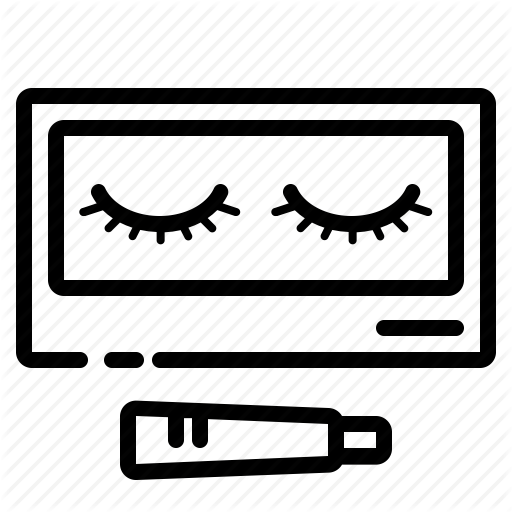 Eyelash, Eyes, Fake, Glue Icon