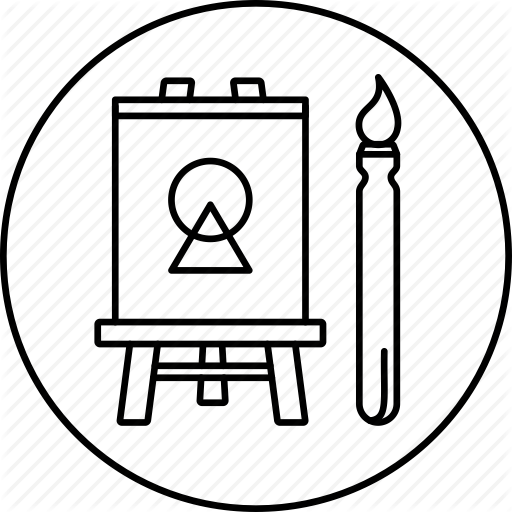 Art, Artist, Brush, Painting, Tools Icon