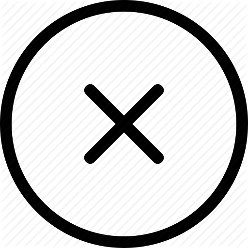 Cancel, End, False, Stop, Wrong Icon