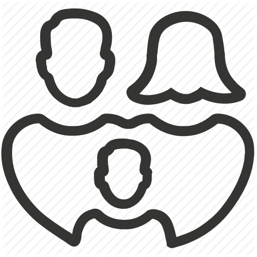 Family, Father, Mother, Parents, Relationship Icon