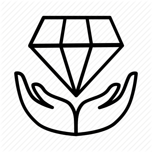 Batch, Diamond, Gem, Hand, Small Icon