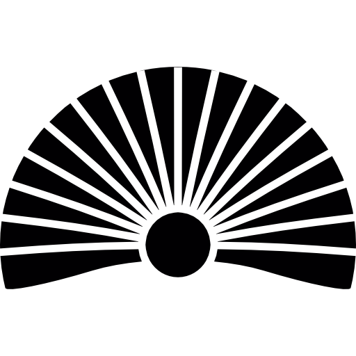 Japan Sunrise Sun Symbol, Like Fan Icons Free Download