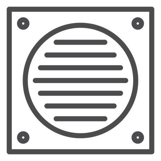 Bathroom Fan Stroke Icon