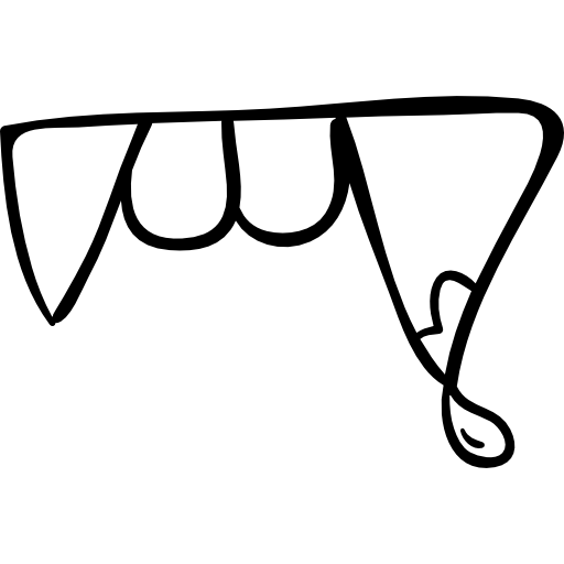 Fangs Outline Icons Free Download