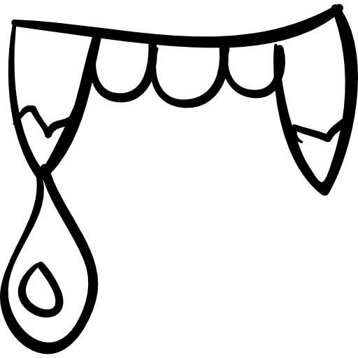 Halloween Scary Teeth With Big Fangs Icons Free Download