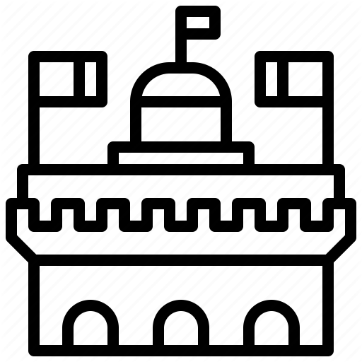 Buildings, Castle, City, Fantasy, Fortress, Gaming, Monument Icon