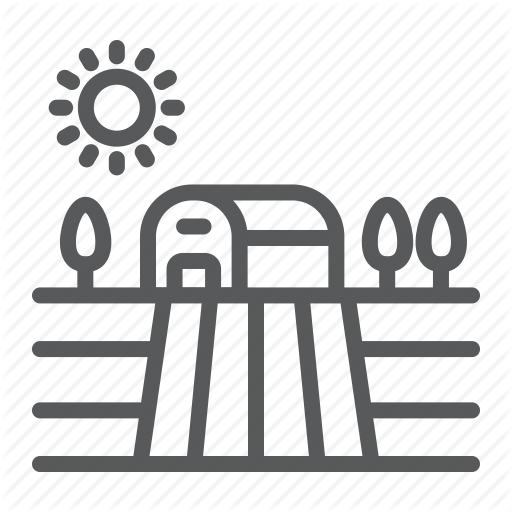 Agriculture, Countryside, Farm, Farming, Farmland, Field, Harvest Icon