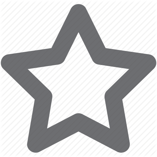 Favorite, Gray, Space, Star, Unfavorite Icon