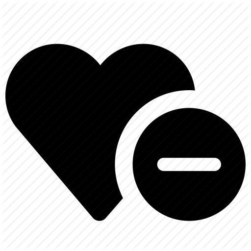 Delete, Dislike, Favorite, Favorites, Like, Love, Remove Icon