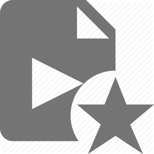 Favorite, File, Movie, Star, Video Icon