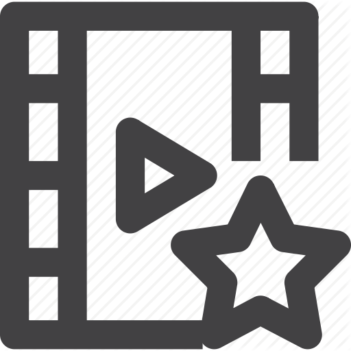 Bookmark, Clip, Favorite, Film, Movie, Star Icon