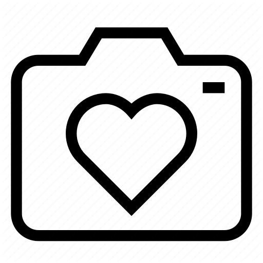 Camera, Digital, Favorite, Heart, Image, Picture, Video Icon