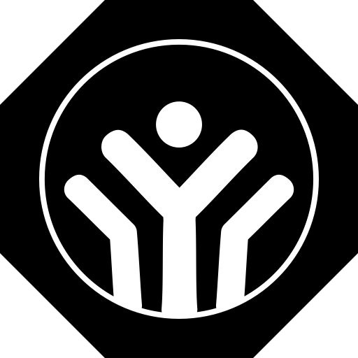 Glyph System Black Octagons Icon