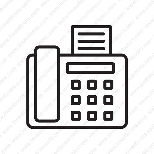 Download Fax Icon Inventicons