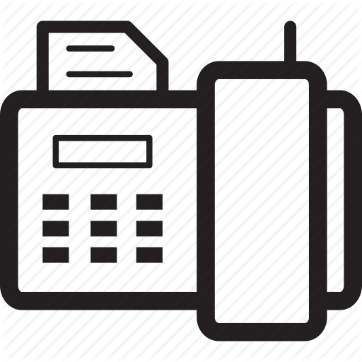 Fax, House, Phone, Vintage Icon