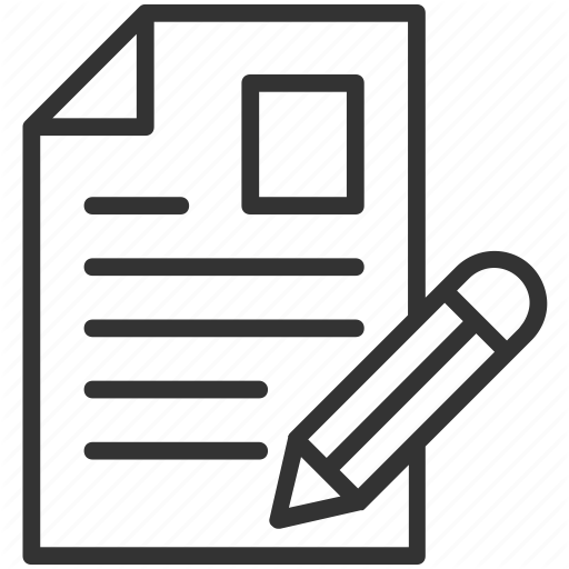 Paper, Pen, Sheet, Signature, Writing Icon