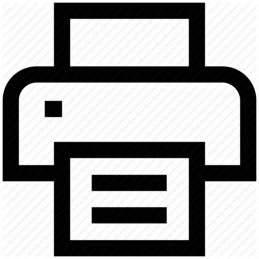Print Icon Transparent Png Clipart Free Download