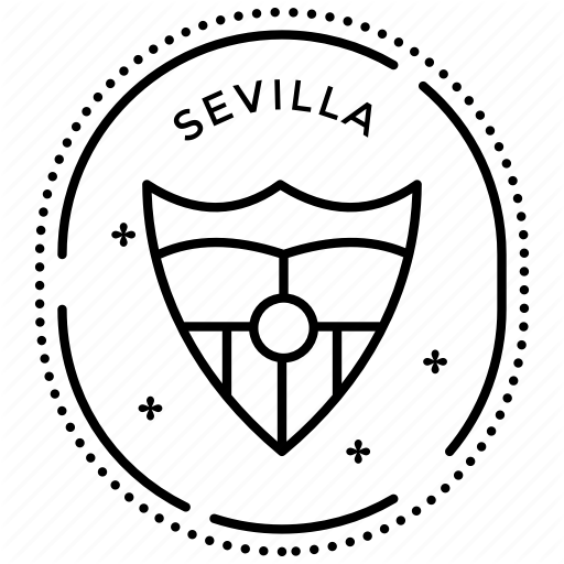 Fc Label, Game Logo, Sevilla St Sports St Stamp Icon