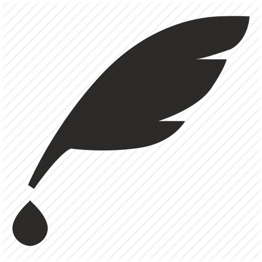 Art, Draw, Drop, Feather, Pen, Wing Icon