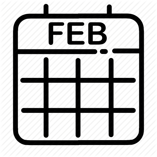 Calendar, Date, Dates, February, Month, Numbers, Ui Icon