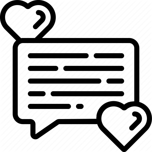 February, Love, Messages, Text, Valentines Icon