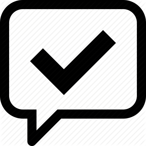 Bubble, Feedback, Message, Ok, Positive, Success Icon