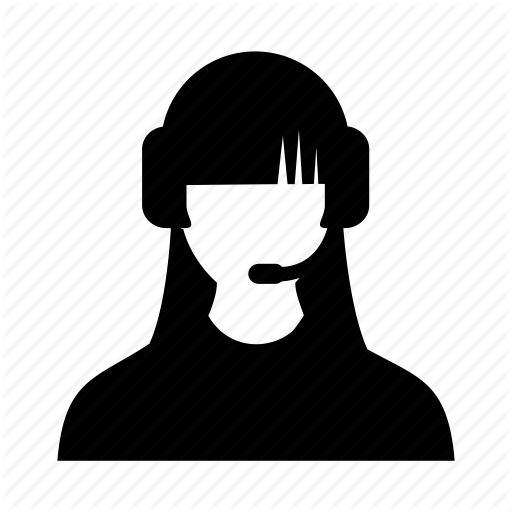 Avatar, Female, Headphones, Mic, Support, Supportfemale, User Icon