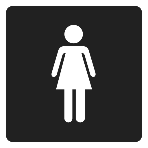 Female Gender Square Icon