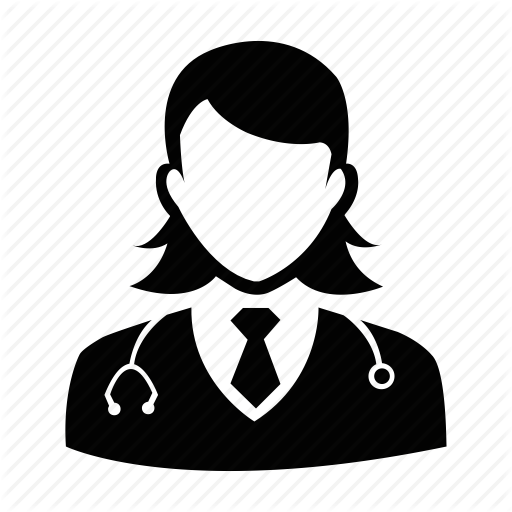 Doctor, Female, Person, Profile, User, Women, Worker Icon