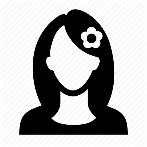 Face, Female, Flower, Girl, Long Hair, Portrait, Woman, Young Icon