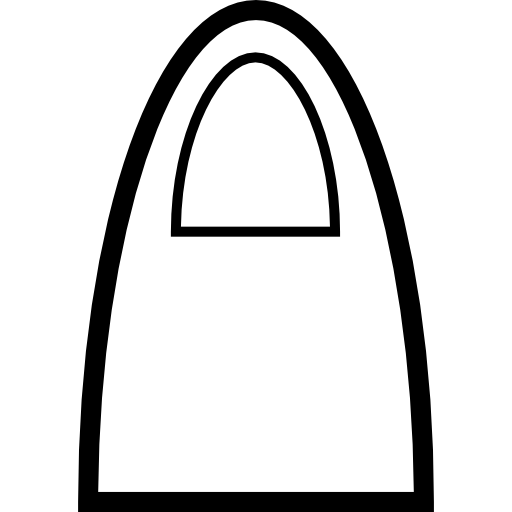 Shopping Bag Of Feminine Design Shape Outline Icons Free Download