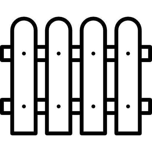 Transparent Icon Fence