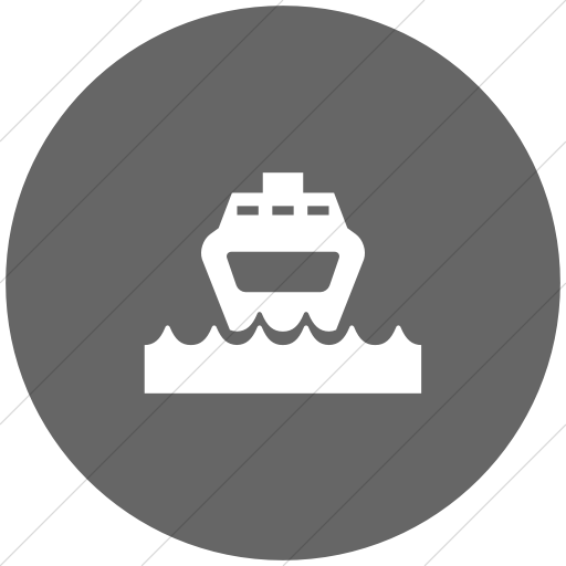 Flat Circle White On Gray Ocha Humanitarians Logistics