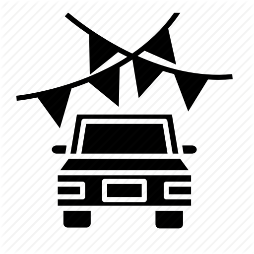 Car, Festival, Just Married, Vehicle Icon